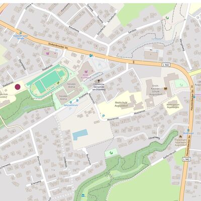 Bild vergrößern: Übersichtskarte - Spielplatz Stadionstraße