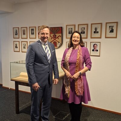 Austausch mit der Regierungspräsidentin